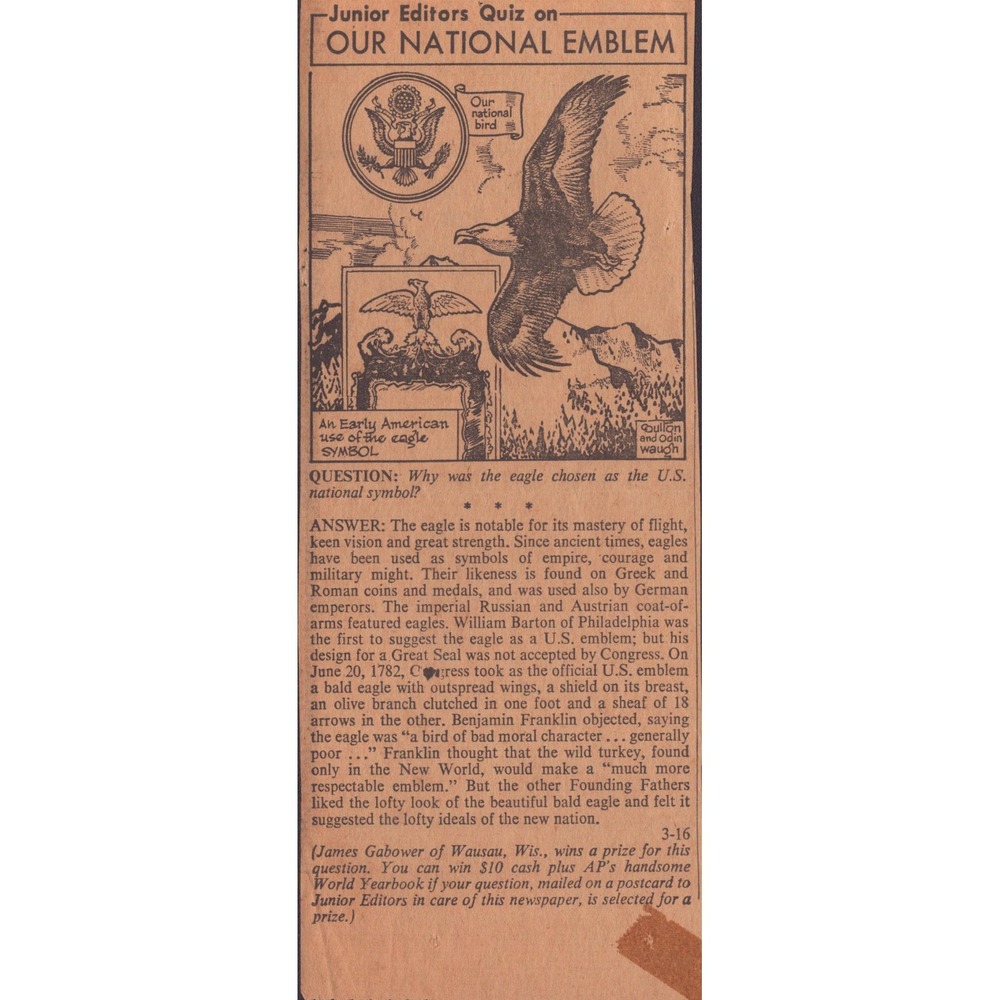 12 Vintage Junior Editors Quiz Newspaper Clippings Science Nature Ephemera Lot - Picture 14 of 14